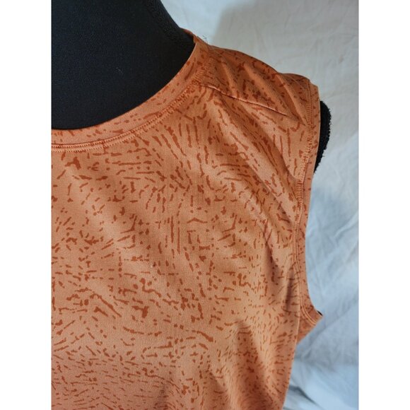 REI Co-op XL Orange Geometric Sleeveless Tank - Picture 2 of 5